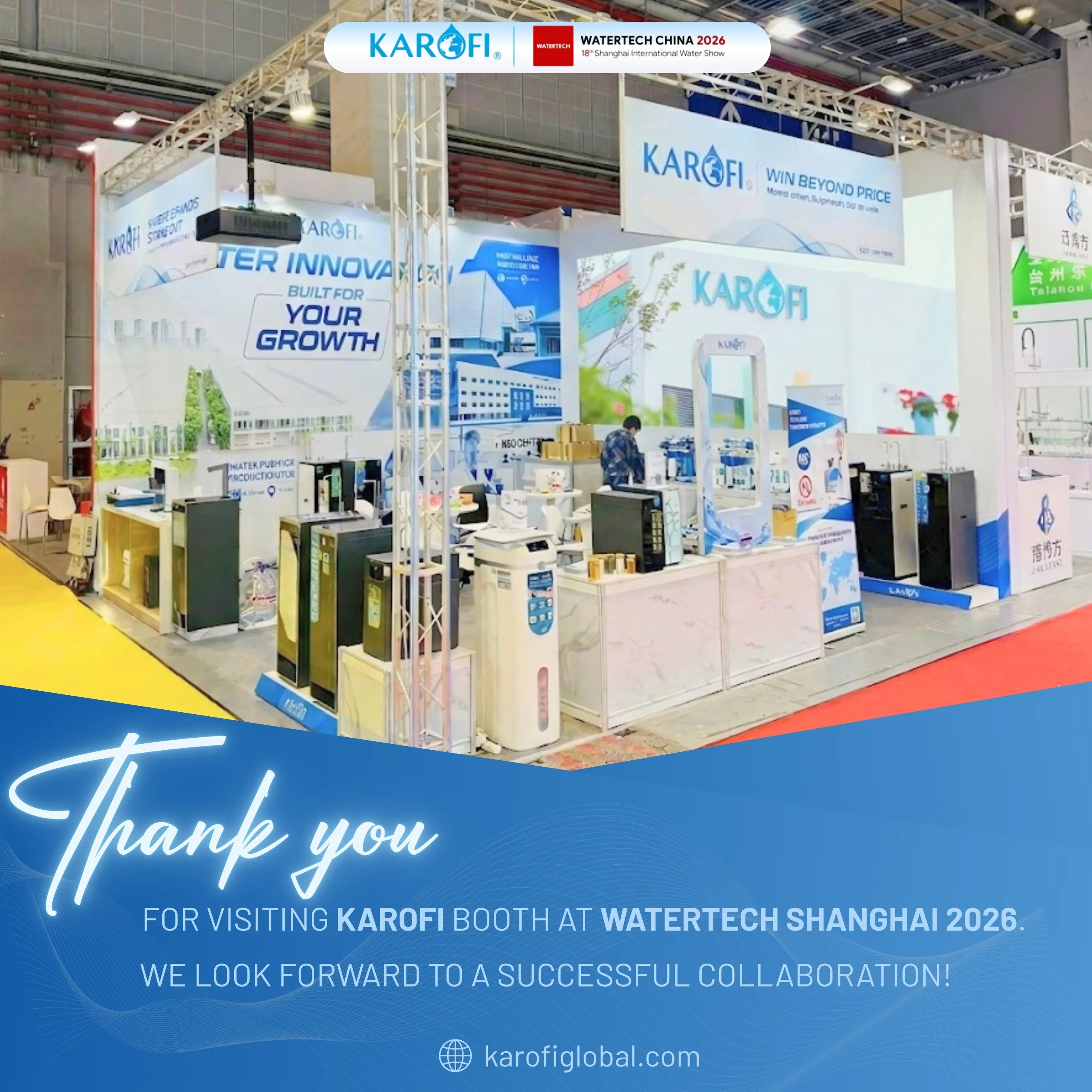 A Heartfelt Thank You to Our Partners at Watertech China 2026